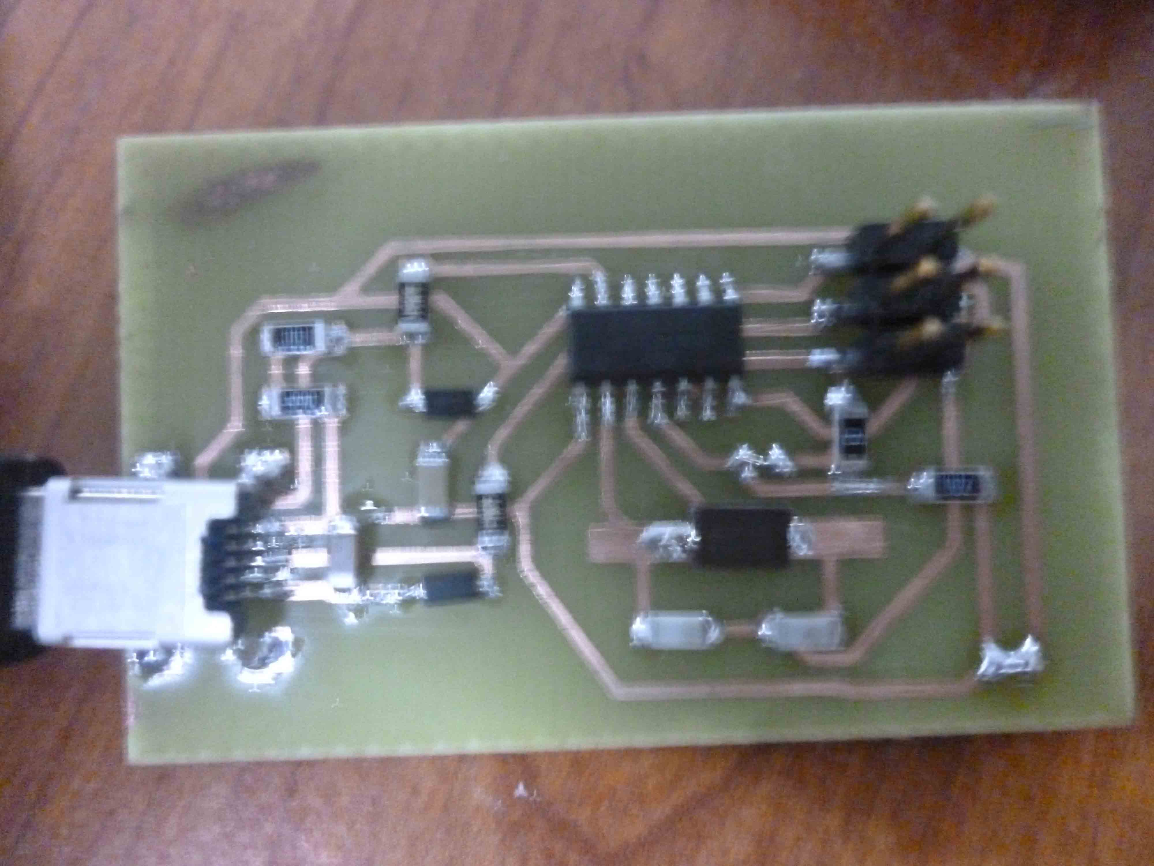 soldered
